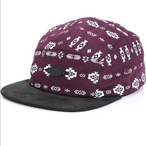 NWT Zumiez Empyre Abby Tribal Suede Bill Cap